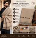 Australian wool Shawl for Men - Pure Wool Handloom Shawl