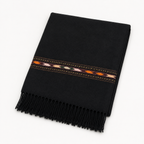 Black Australian Wool Shawl for Men – 100% Pure Wool -SH-20