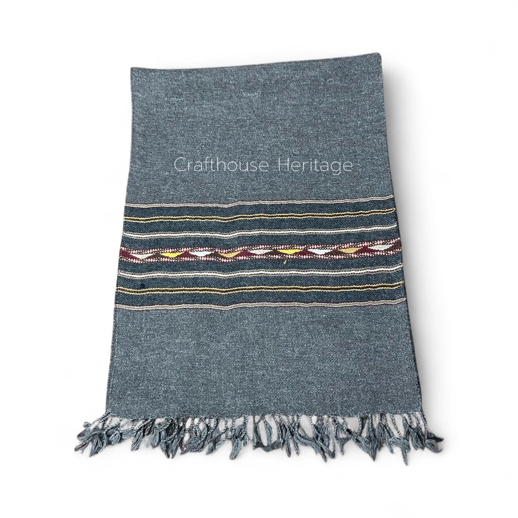 Handmade woolen Scarf for men lambswool muffler