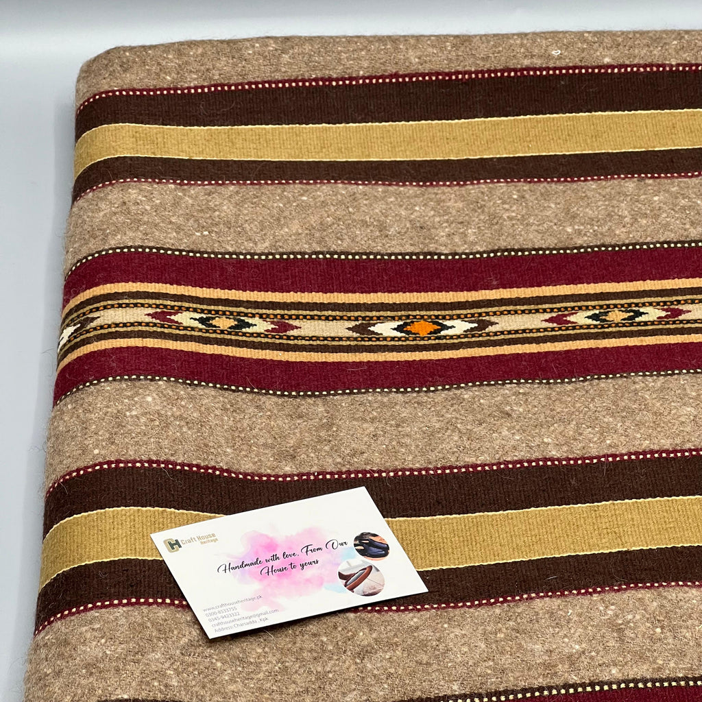 Handmade Pasham Wool Shawl for Gents – Luxurious Warmth & Elegance