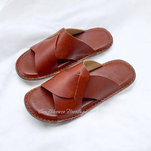 Handmade Men's Slippers with Soft Padded Sole – Comfortable & Durable