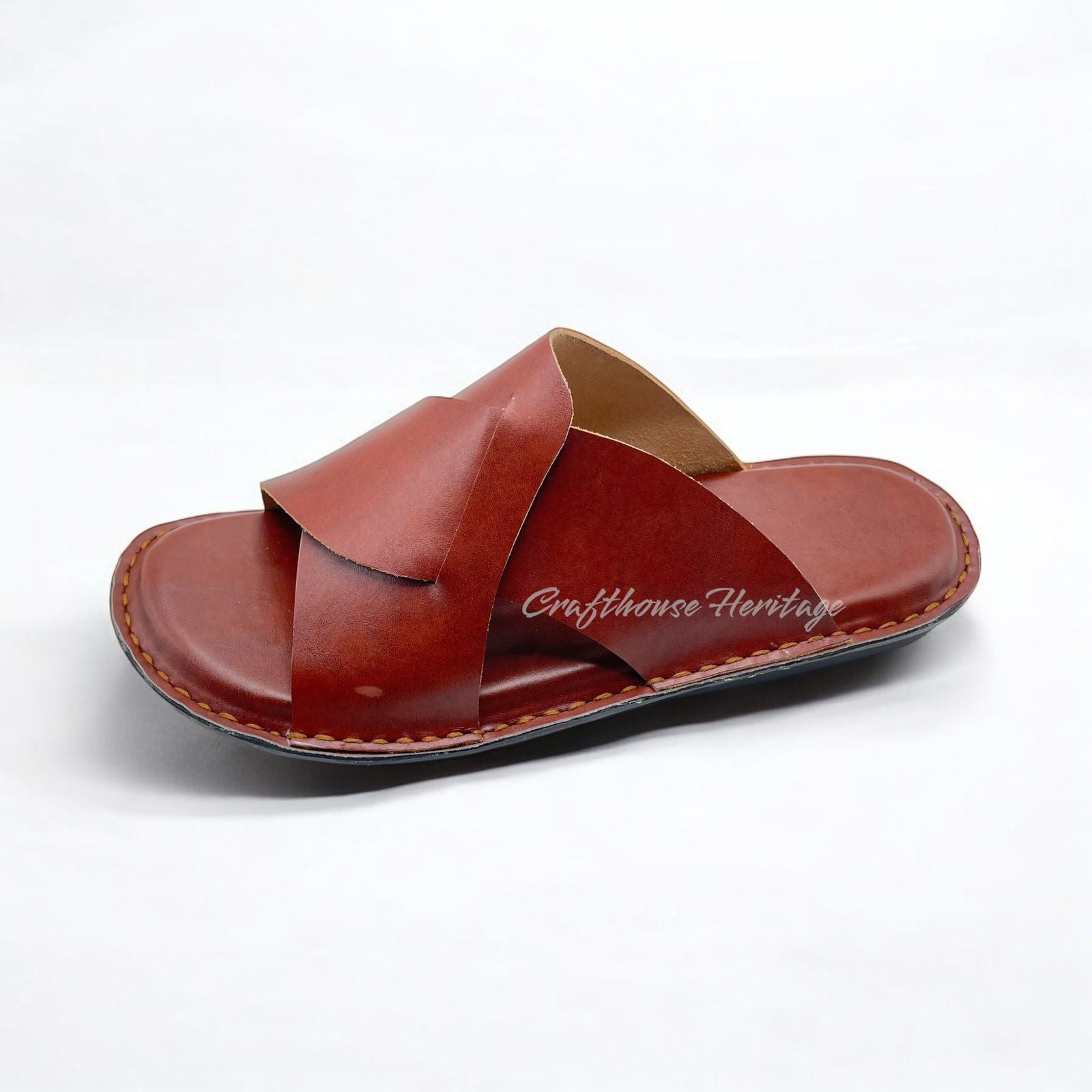 Handmade Soft Sole Slippers for Men – Comfortable Rubber Sole