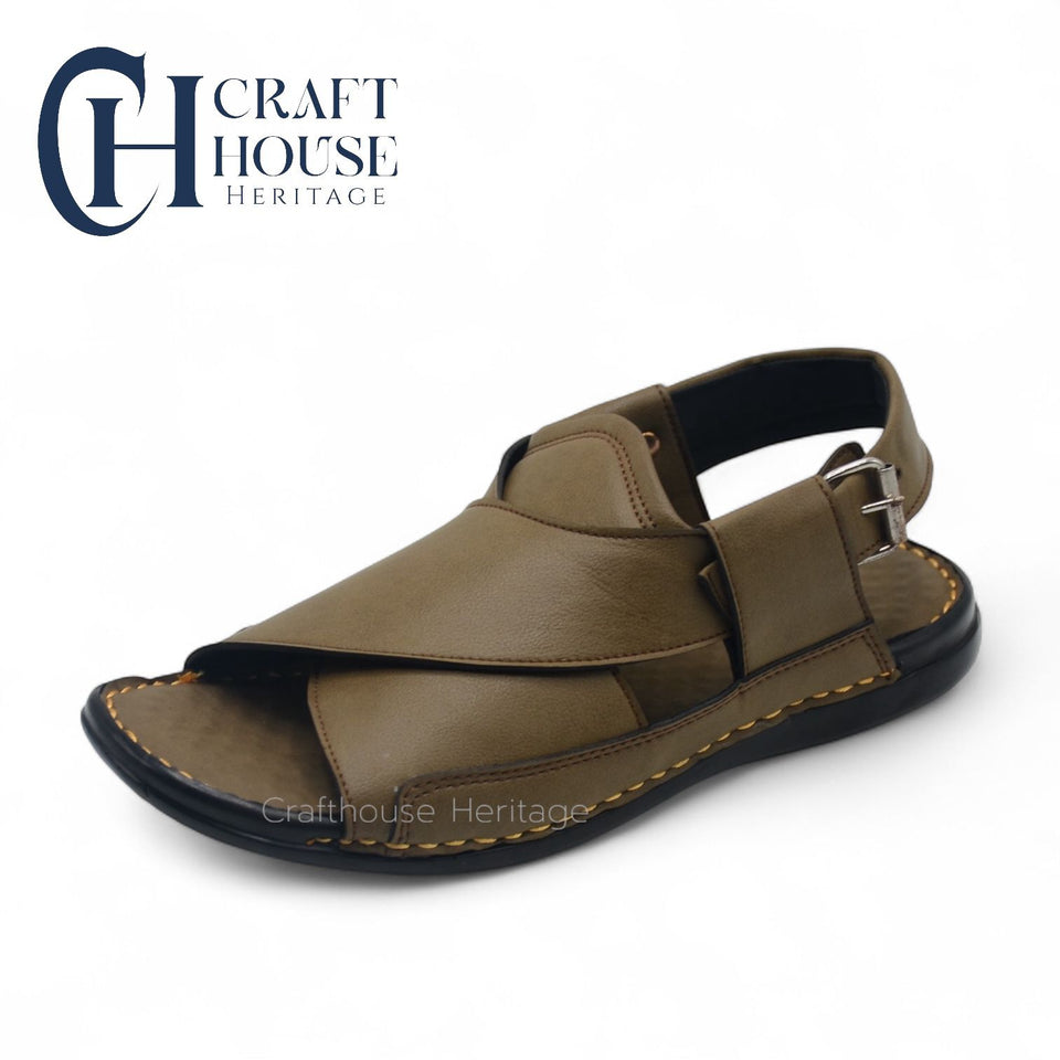 Handmade Soft sole medicated Peshawari Chappal For Men