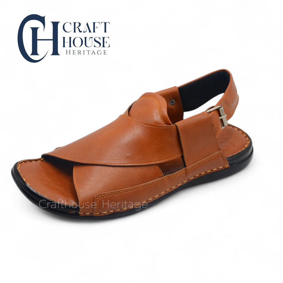 Handmade Soft sole medicated Peshawari Chappal For Men