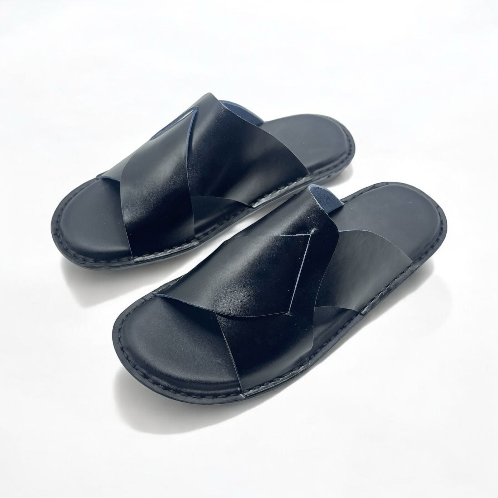 Handmade Soft Sole Slippers for Men – Comfortable Rubber Sole