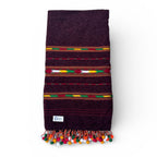 Handmade Winter shawl for Men tri border balls shawl