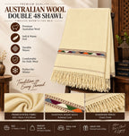 Swat Islampur Handloom Men’s Shawl –750g Double 48 Australian Wool Shawl SH-28