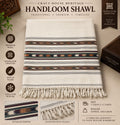 Handmade Wadera Style Swati Shawl for Men – “Sharai” with Three Borders -SH-25